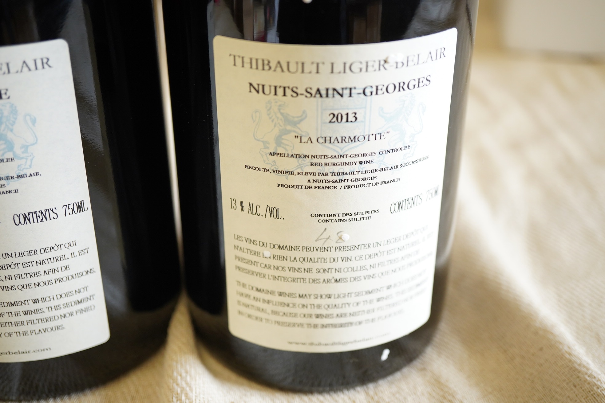 Domaine Thibault Liger-Belair, 2013